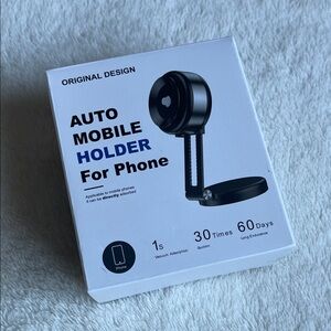 Black Automobile Phone Holder